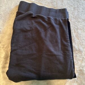 Torrid Black Leggings Size 3x Velvet Side Seam euc